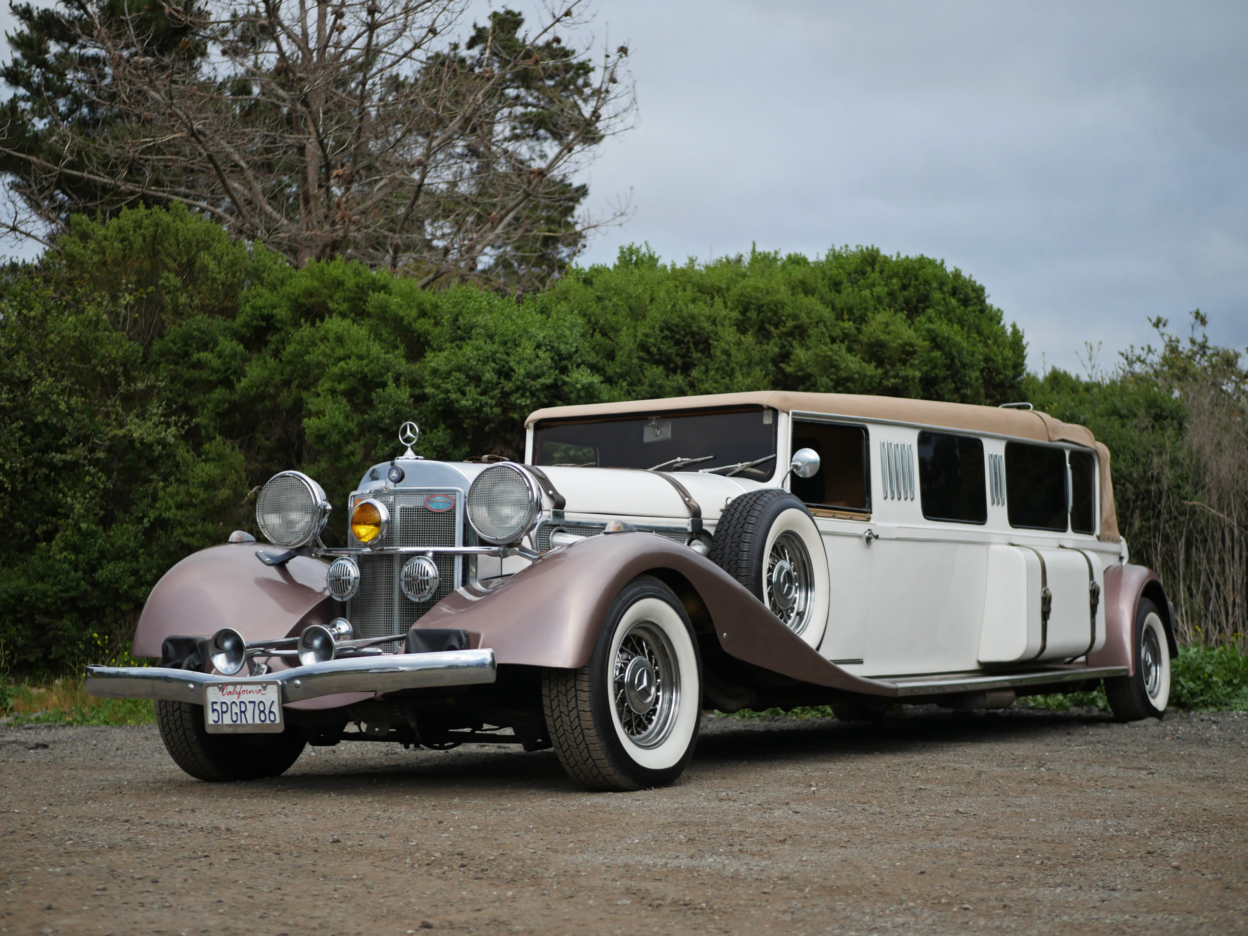 1937 Mercedes Landaulet Limousine Front and Side
