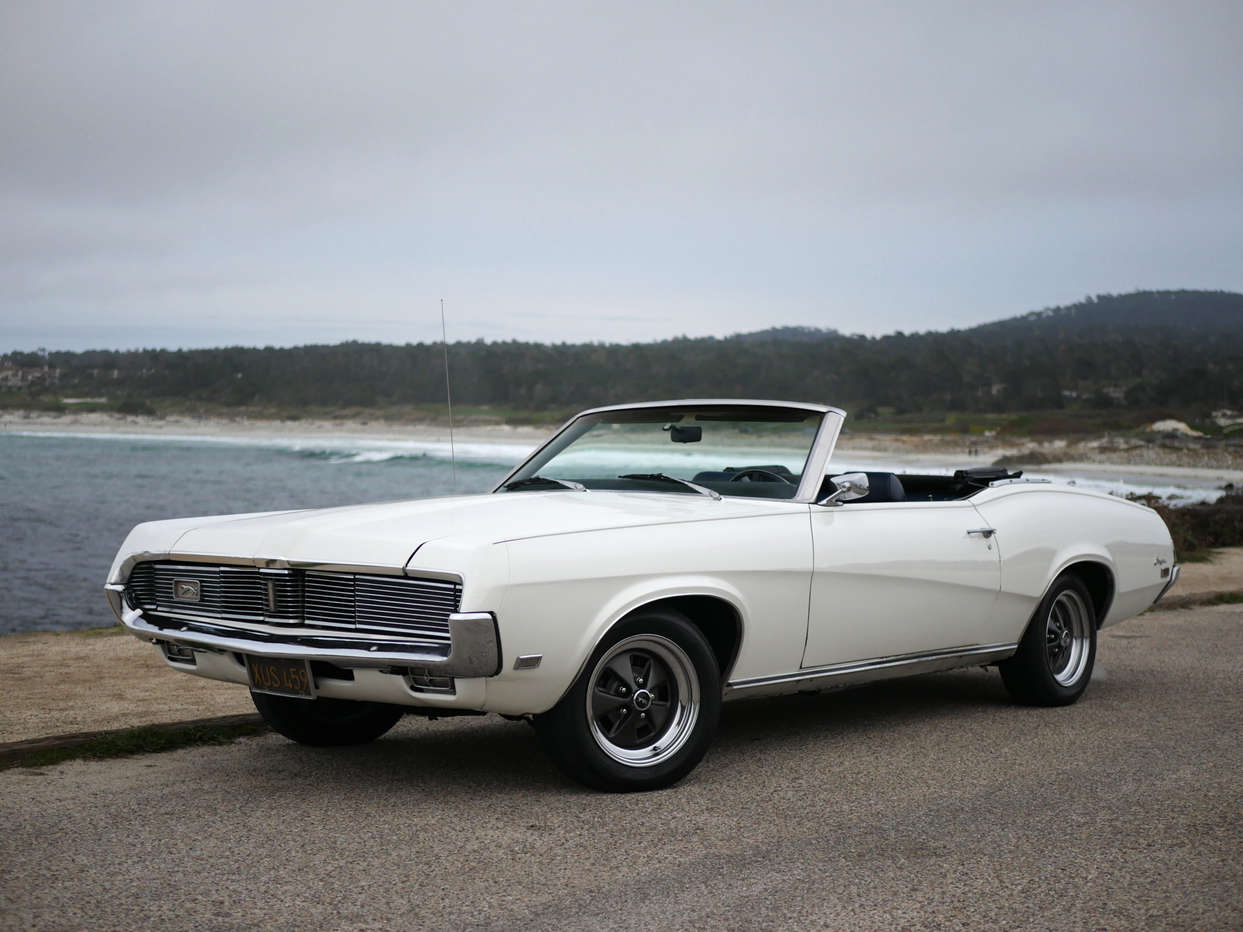 1969 Mercury Cougar Convertible Front Side Top Down