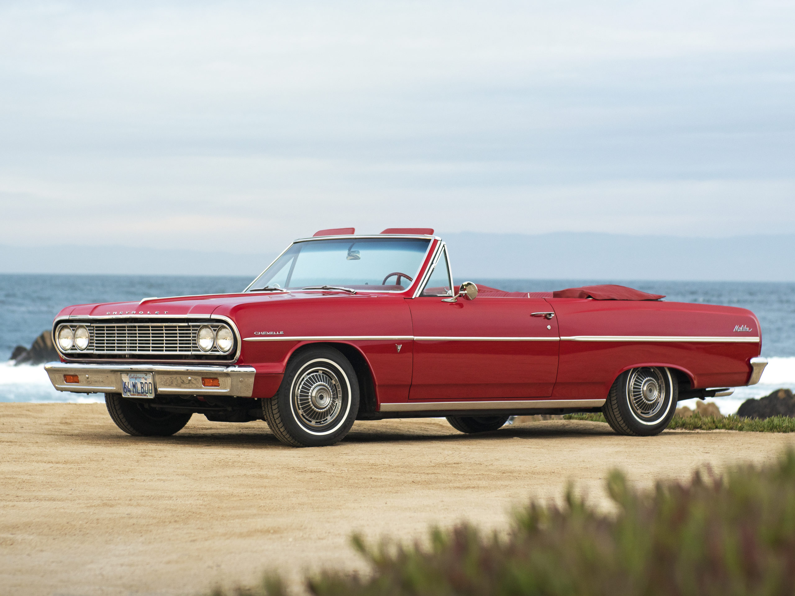 1964 Chevy Malibu Convertible Front and Side Top Down