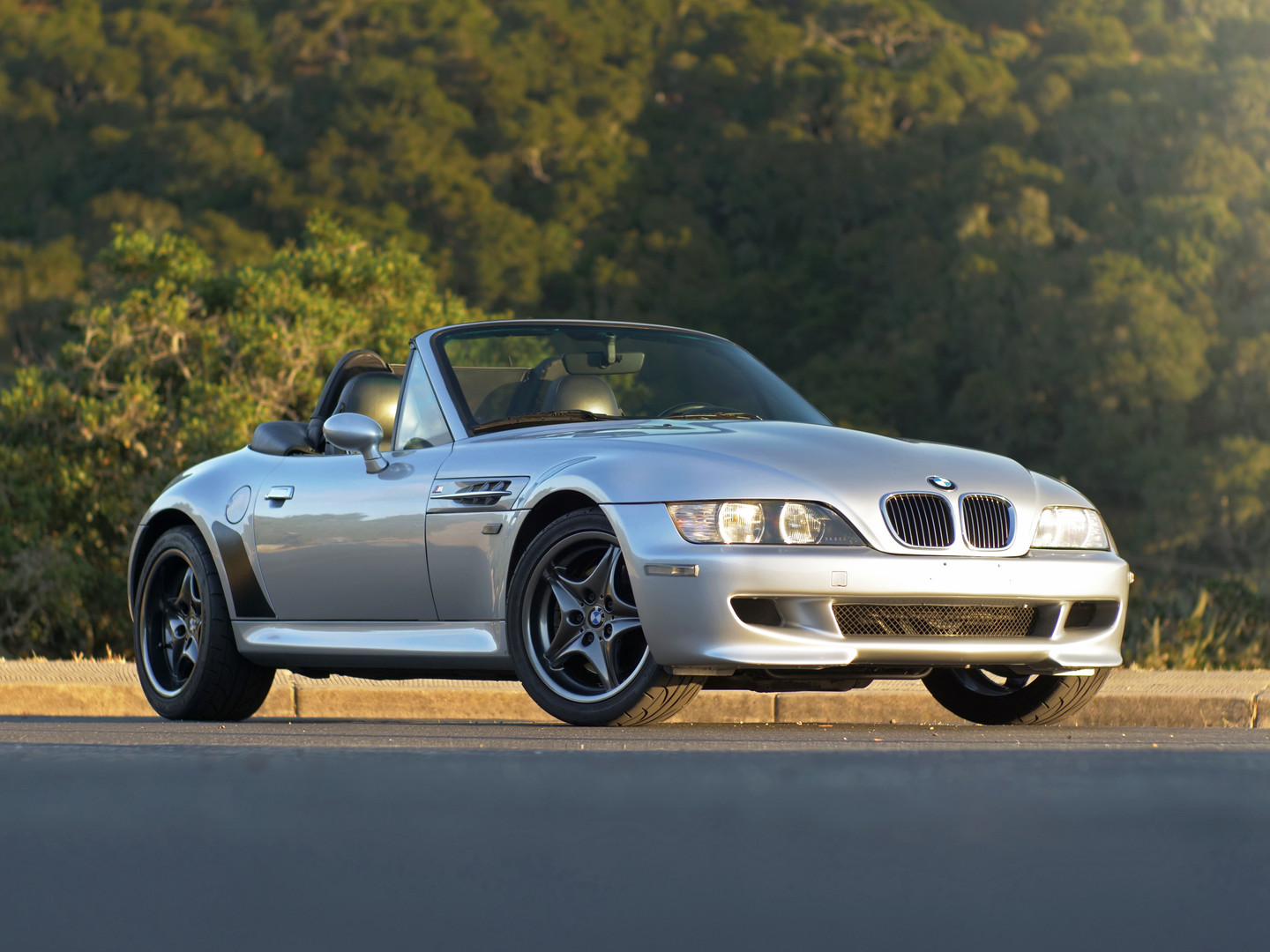 2001 BMW Z3 M Roadster Convertible Front and Side Top Down