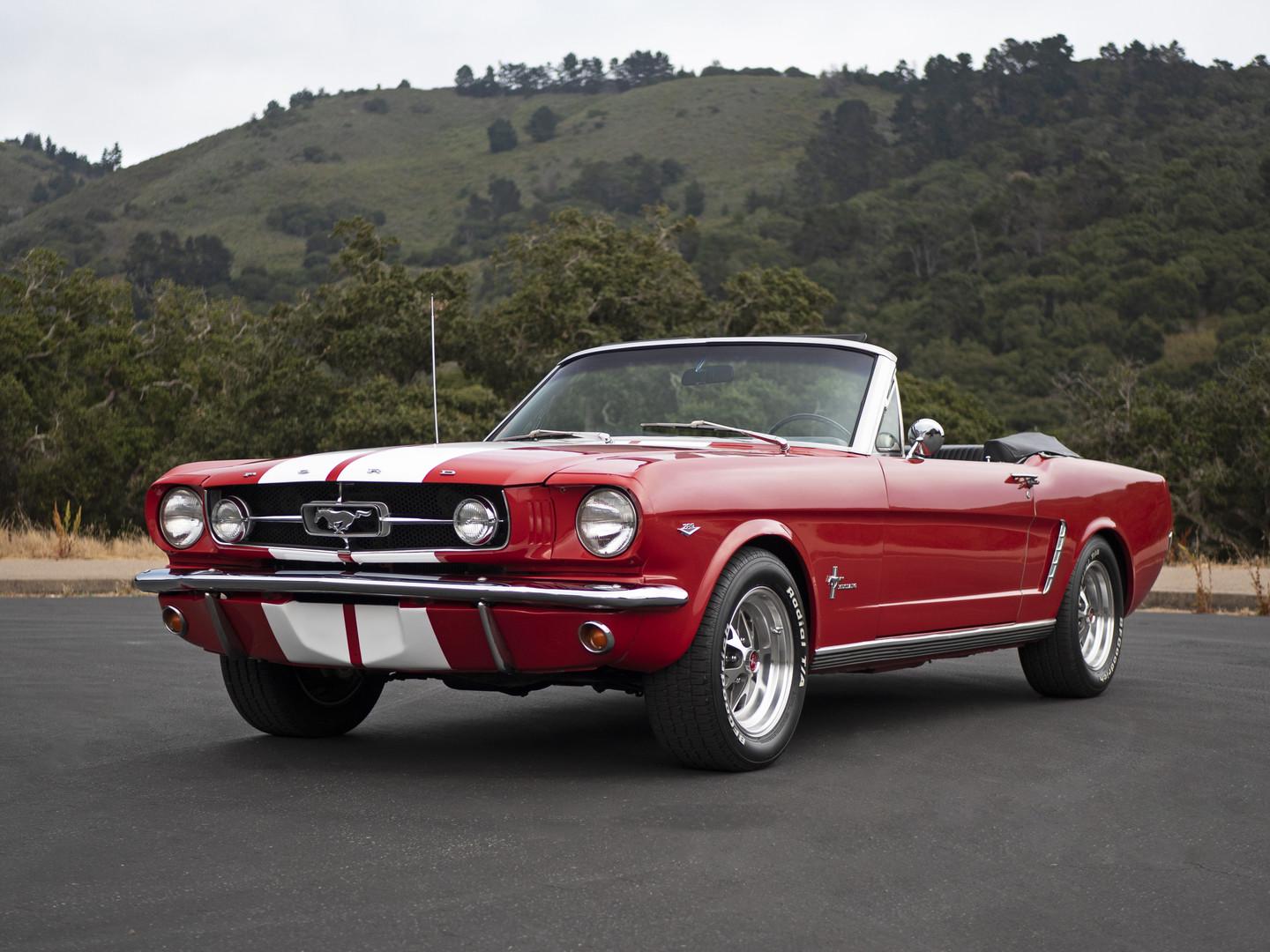 1965 Red Mustang GT Convertible