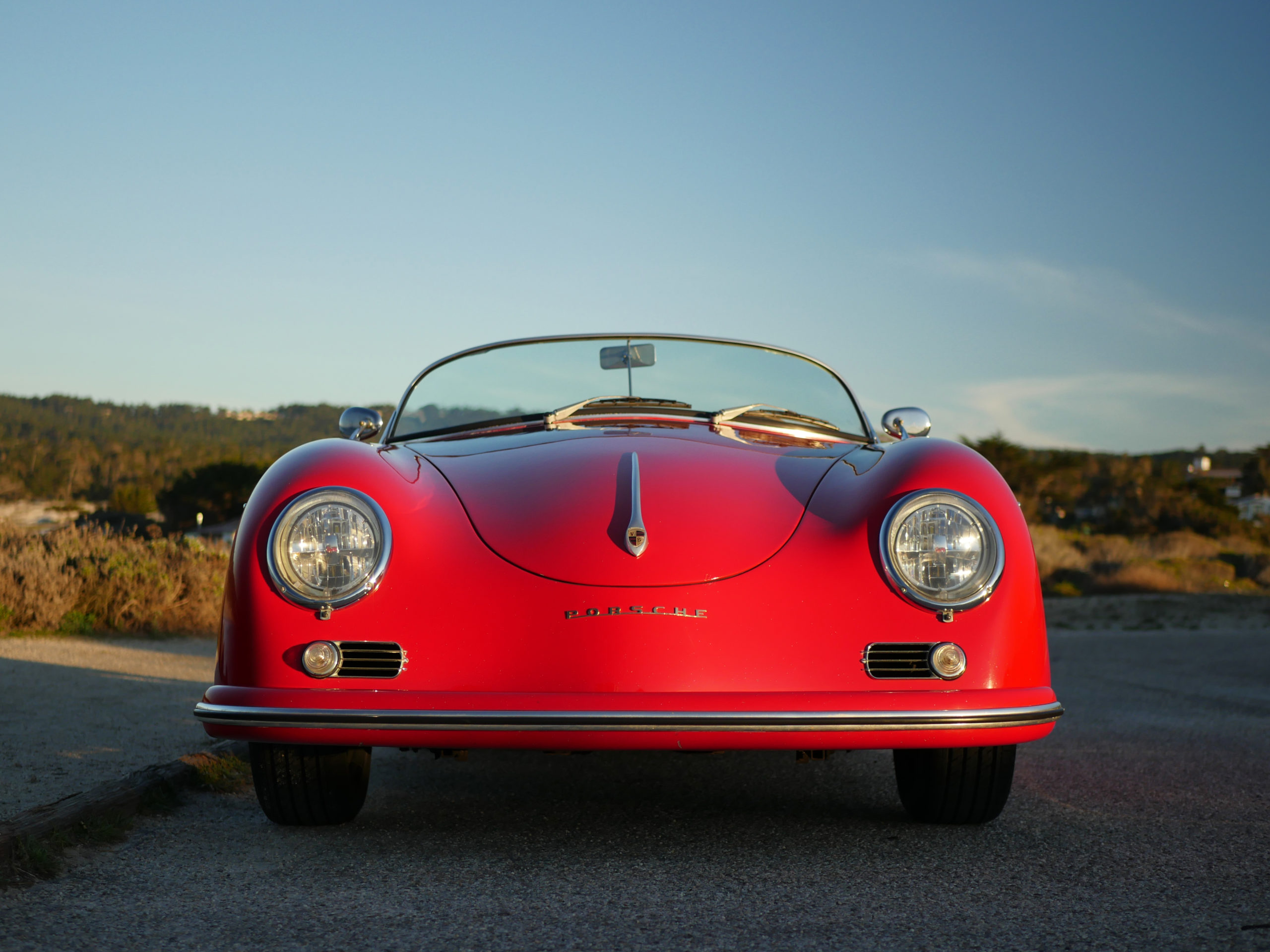 red-Porsche-Speedster-monterey-ca-monterey-touring-vehicles