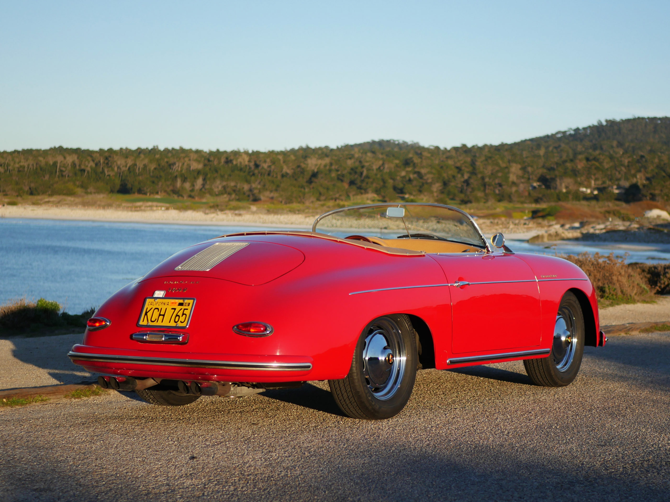 red-porsche-speedster-montere-camonterey-touring-vehicles