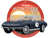 Drive Monterey Road Rallies Logo - 2022 Drive Monterey Road Rallies Logo - 2022