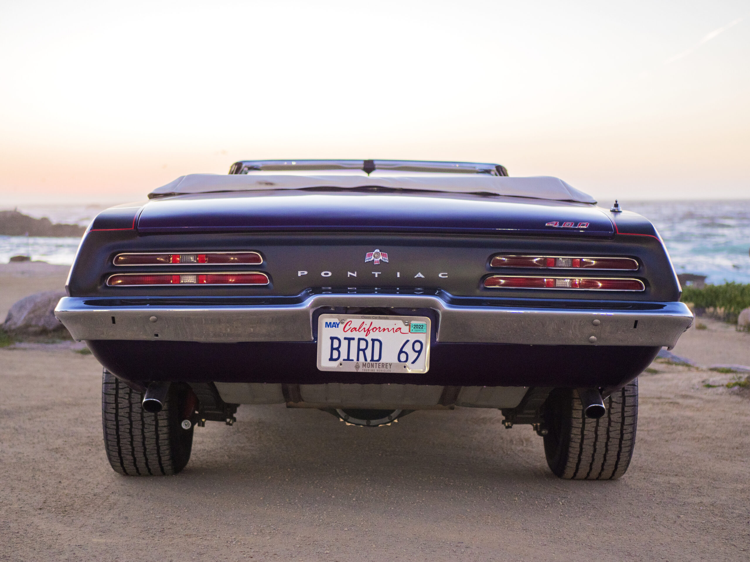 back of 69 firebird