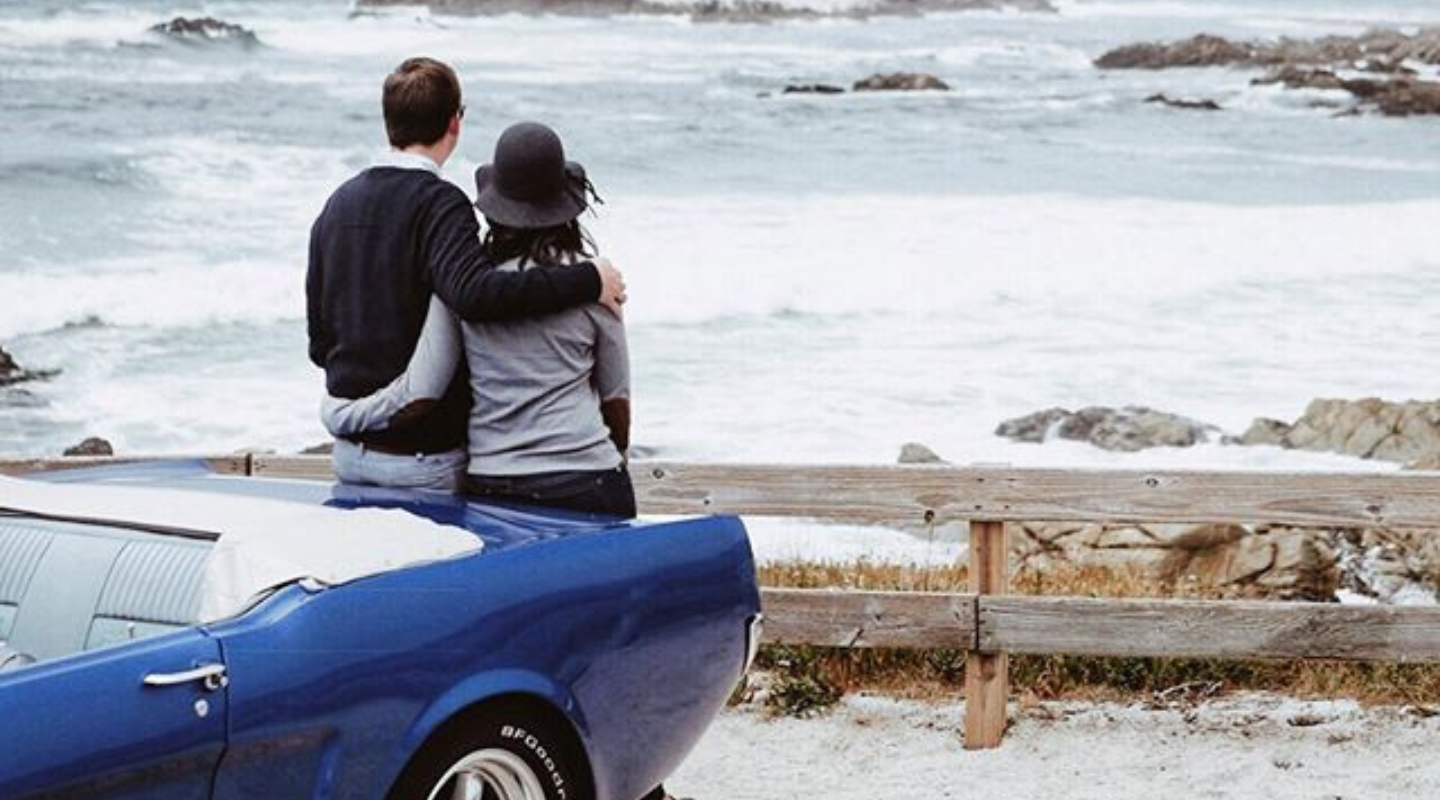 cruise pebble beach and carmel in a classic car